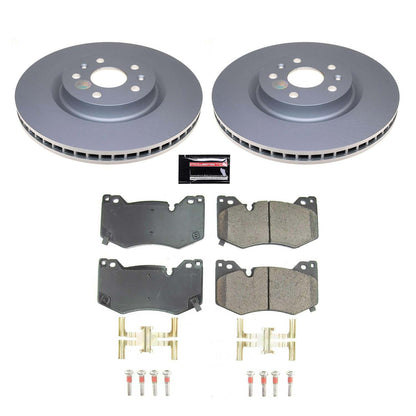 PowerStop Power Stop 20-21 Chevrolet Corvette Front Z17 Coated Brake Kit CRK8529