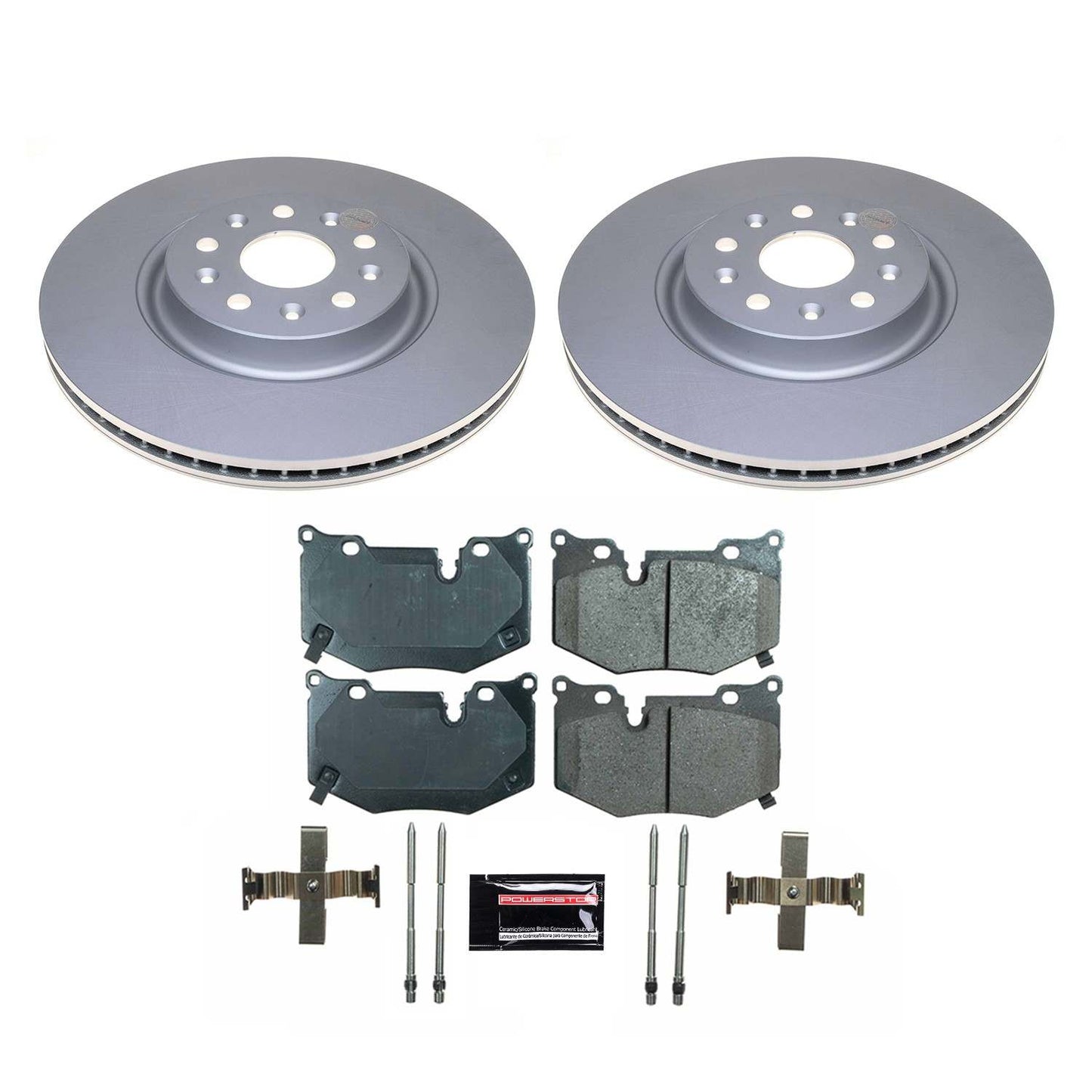 PowerStop Power Stop 20-21 Chevrolet Corvette Rear Z17 Coated Brake Kit CRK8531