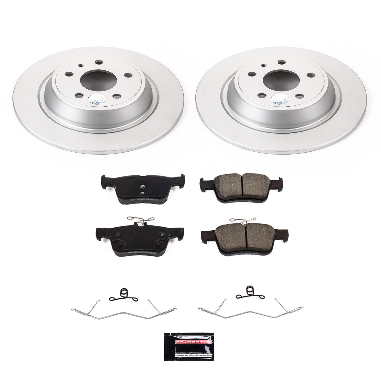 Power Stop 2020 Ford Fusion Rear Z17 Evolution Geomet Coated Brake Kit CRK8533