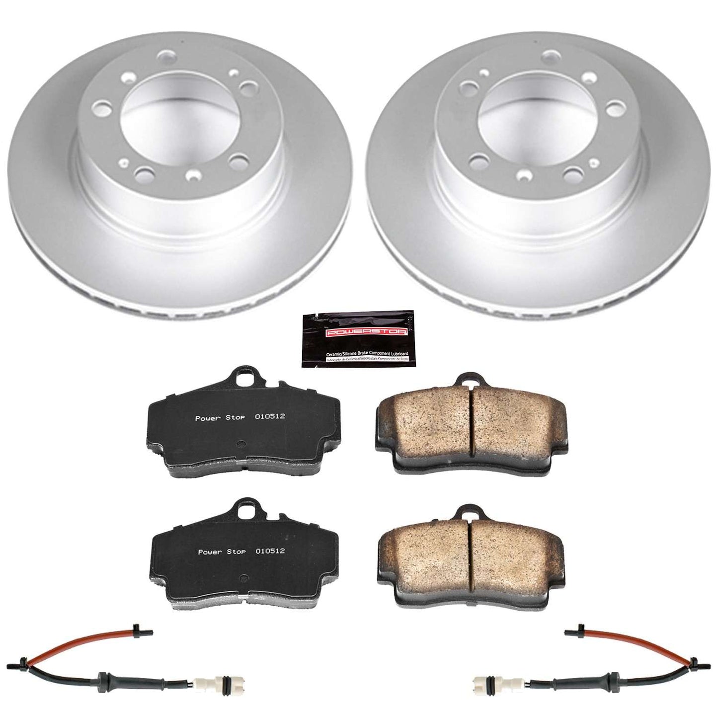PowerStop Power Stop 97-04 Porsche Boxster Rear Z23 Evolution Sport Coated Brake Kit CRK857