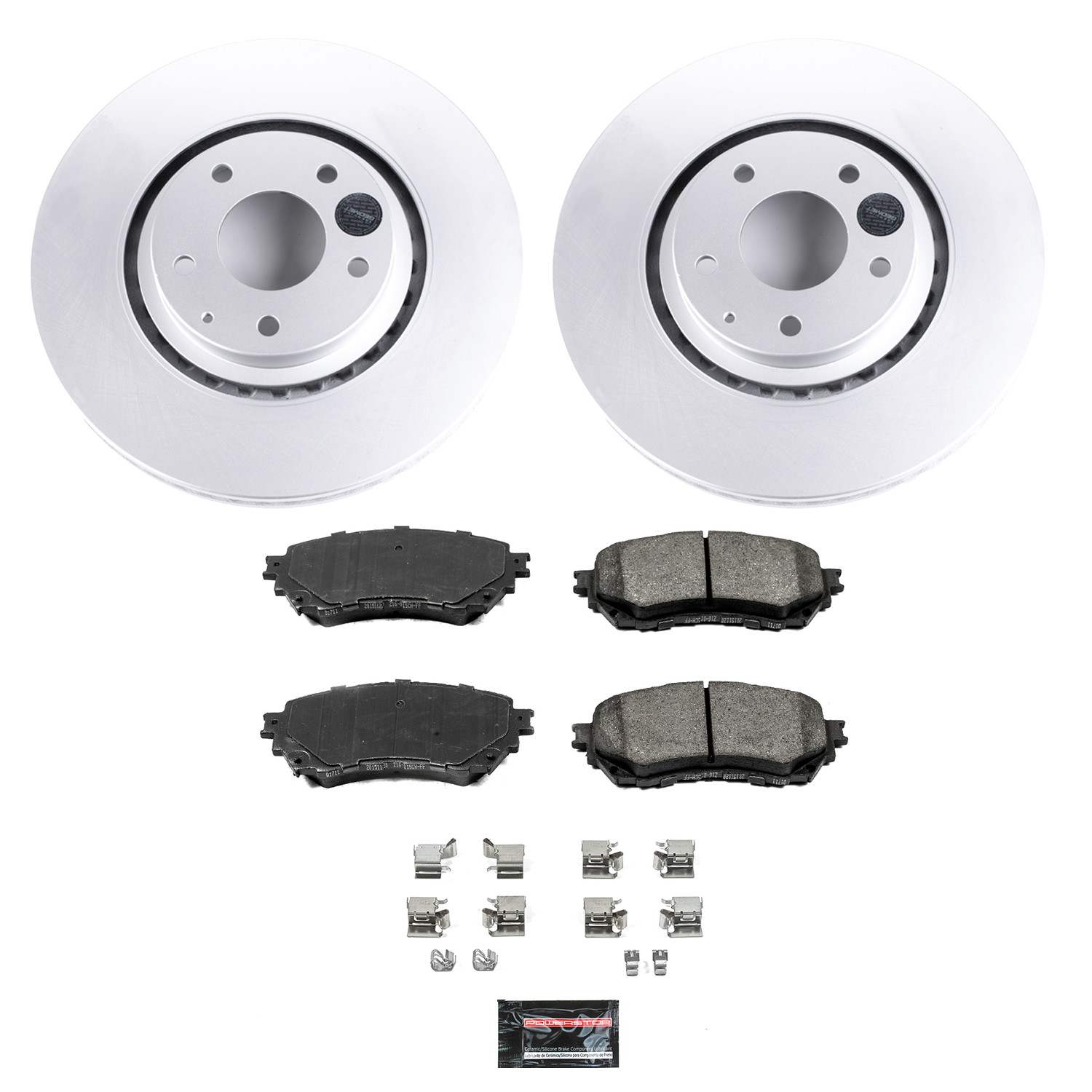 Power Stop 19-20 Mazda 6 Front Z17 Evolution Geomet Coated Brake Kit CRK8617