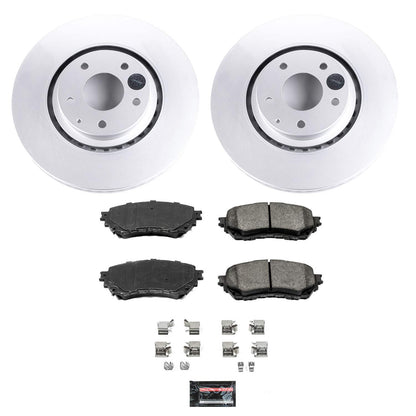 Power Stop 19-20 Mazda 6 Front Z17 Evolution Geomet Coated Brake Kit CRK8617