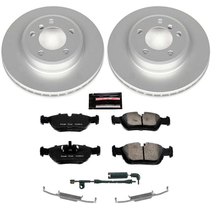 PowerStop Power Stop 2000 BMW 323i Front Z23 Evolution Sport Coated Brake Kit CRK869