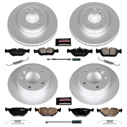 PowerStop Power Stop 01-02 BMW Z3 Front & Rear Z23 Evolution Sport Coated Brake Kit CRK870