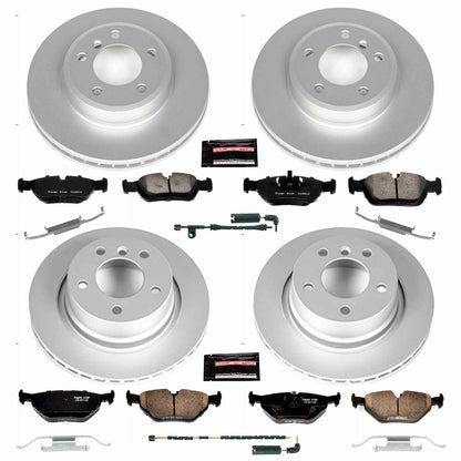 PowerStop Power Stop 03-08 BMW Z4 Front & Rear Z23 Evolution Sport Coated Brake Kit CRK873