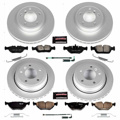 PowerStop Power Stop 01-05 BMW 325xi Front & Rear Z23 Evolution Sport Coated Brake Kit CRK874