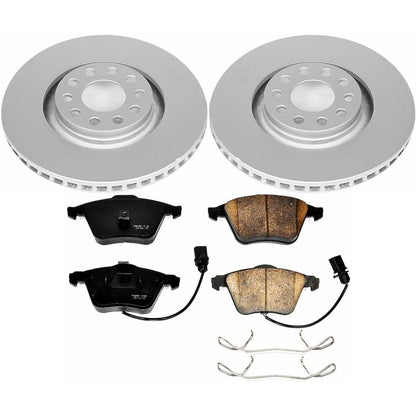 PowerStop Power Stop 02-04 Audi A6 Quattro Front Z23 Evolution Sport Coated Brake Kit CRK891