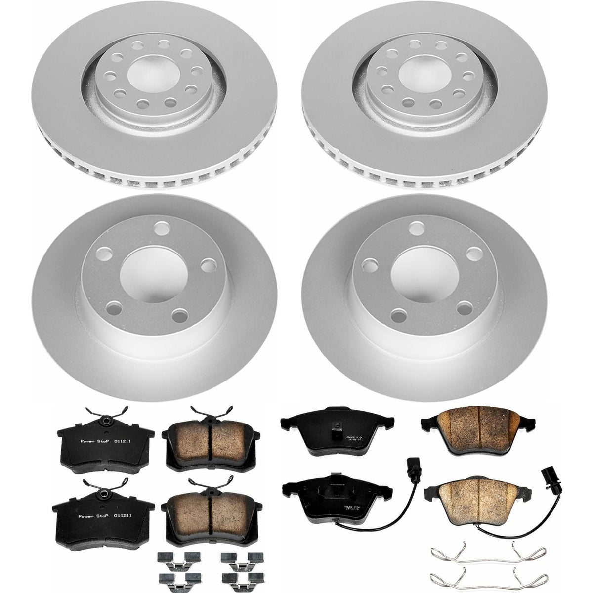 PowerStop Power Stop 02-04 Audi A6 Quattro Front & Rear Z23 Evolution Sport Coated Brake Kit CRK893