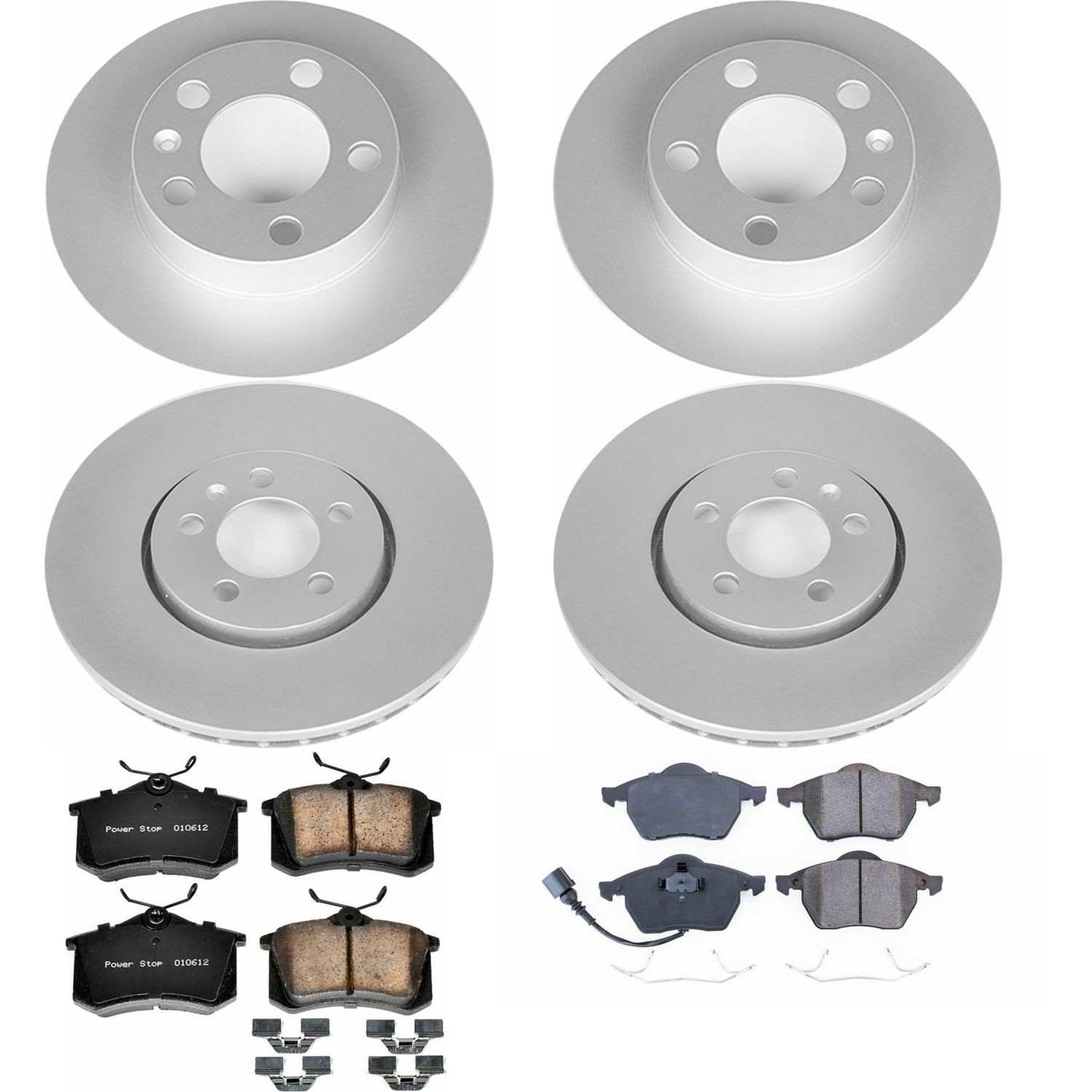 PowerStop Power Stop 99-10 Volkswagen Beetle Front & Rear Z23 Evolution Sport Coated Brake Kit CRK899