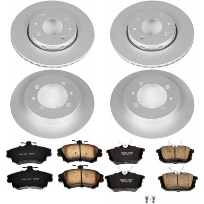 PowerStop Power Stop 00-04 Volvo S40 Front & Rear Z23 Evolution Sport Coated Brake Kit CRK912