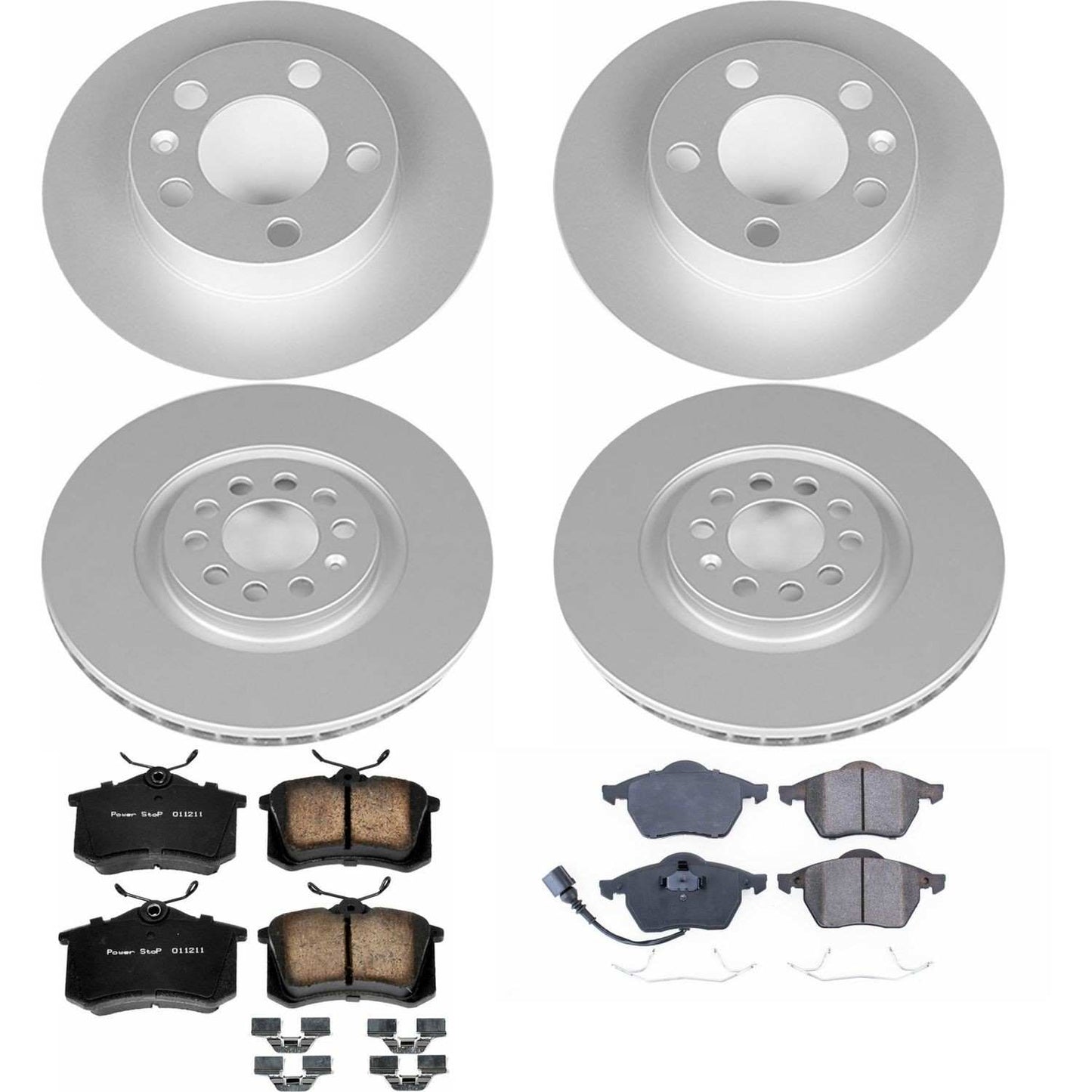 PowerStop Power Stop 99-06 Audi TT Front & Rear Z23 Evolution Sport Coated Brake Kit CRK915