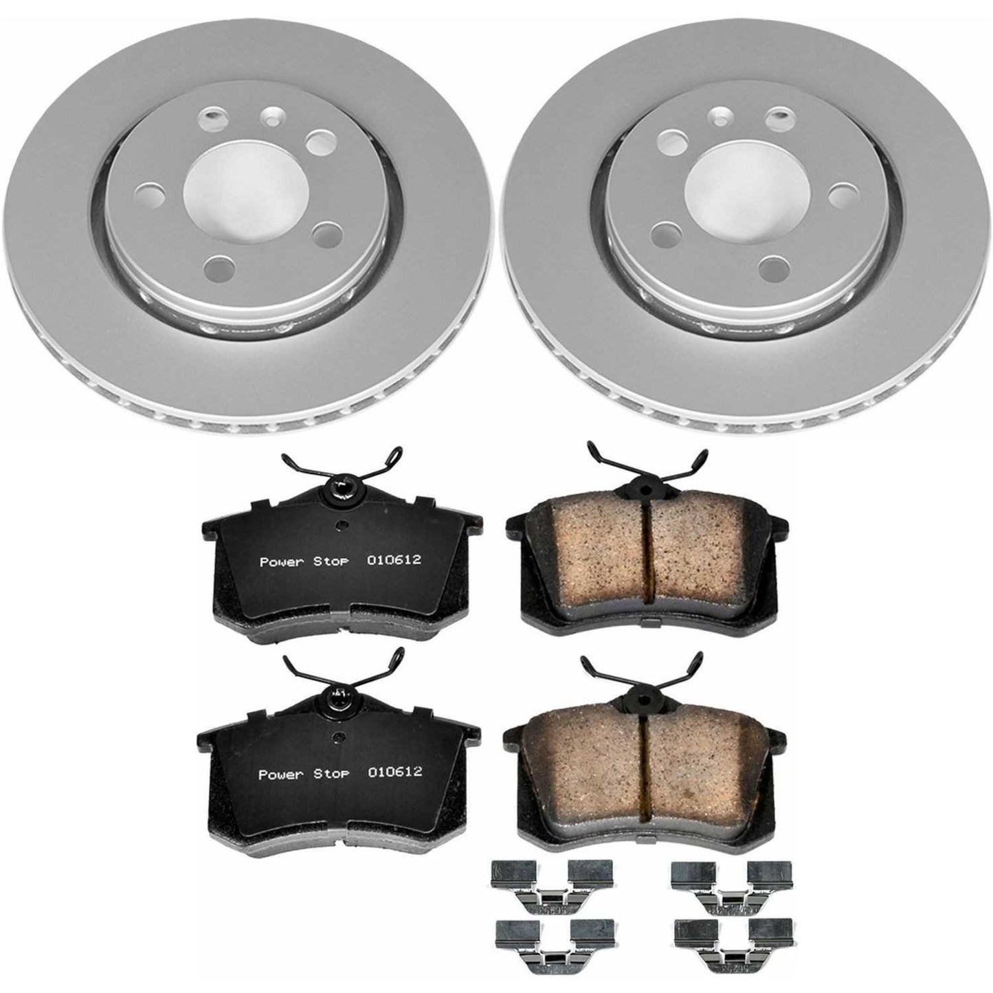 PowerStop Power Stop 00-06 Audi TT Quattro Rear Z23 Evolution Sport Coated Brake Kit CRK920