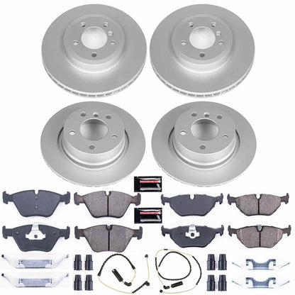 PowerStop Power Stop 06-08 BMW Z4 Front & Rear Z23 Evolution Sport Coated Brake Kit CRK935