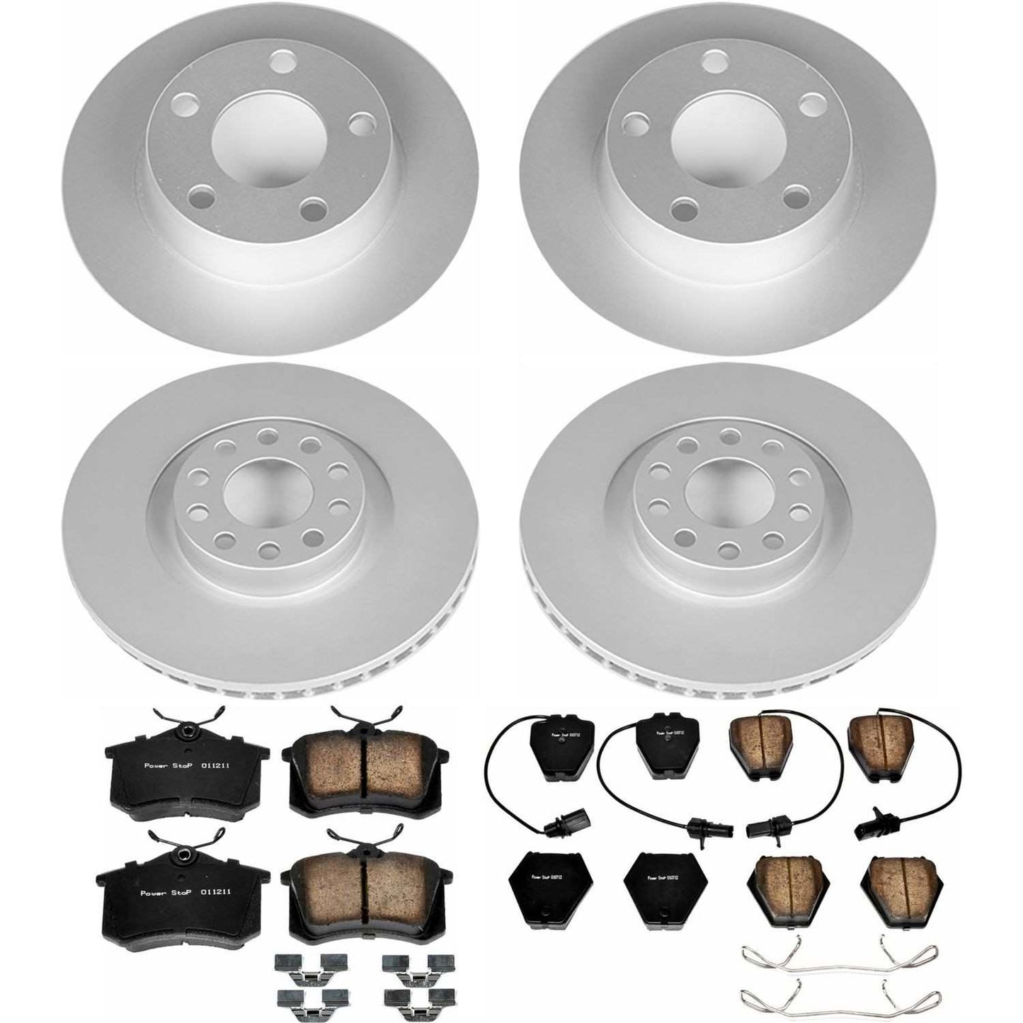 PowerStop Power Stop 02-04 Audi A6 Quattro Front & Rear Z23 Evolution Sport Coated Brake Kit CRK950