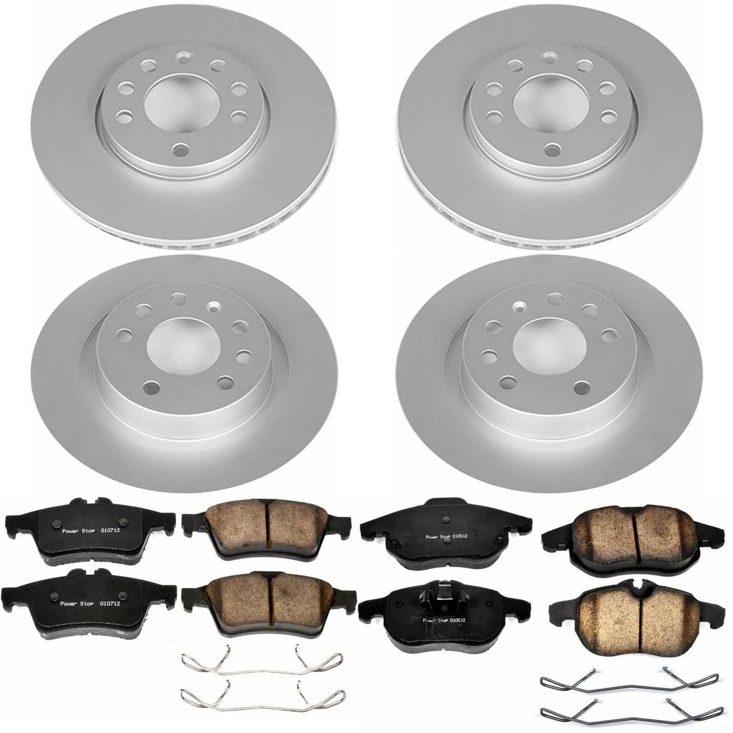 PowerStop Power Stop 03-11 Saab 9-3 Front & Rear Z23 Evolution Sport Coated Brake Kit CRK979