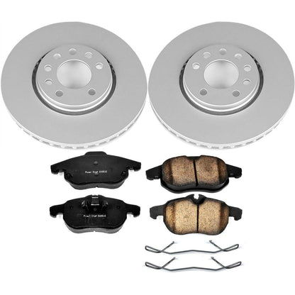 PowerStop Power Stop 03-11 Saab 9-3 Front Z23 Evolution Sport Coated Brake Kit CRK985