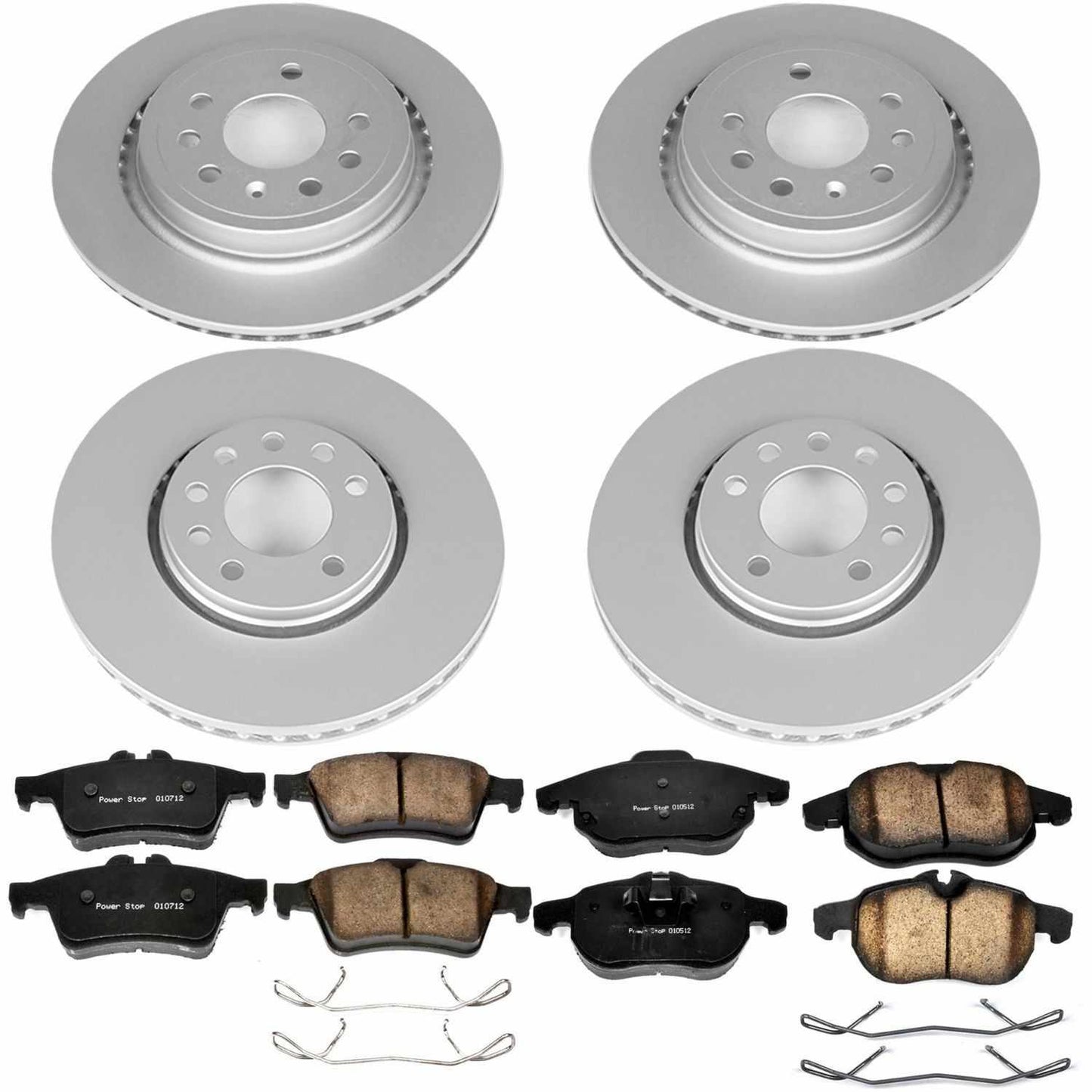 PowerStop Power Stop 03-11 Saab 9-3 Front & Rear Z23 Evolution Sport Coated Brake Kit CRK986