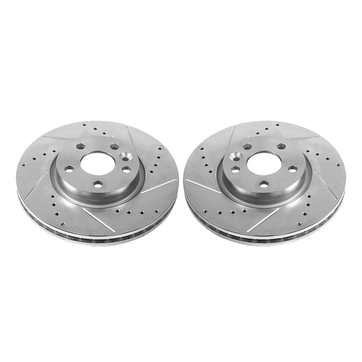 PowerStop Power Stop 12-15 Land Rover Range Rover Evoque Front Evolution Drilled & Slotted Rotors - Pair EBR1000XPR