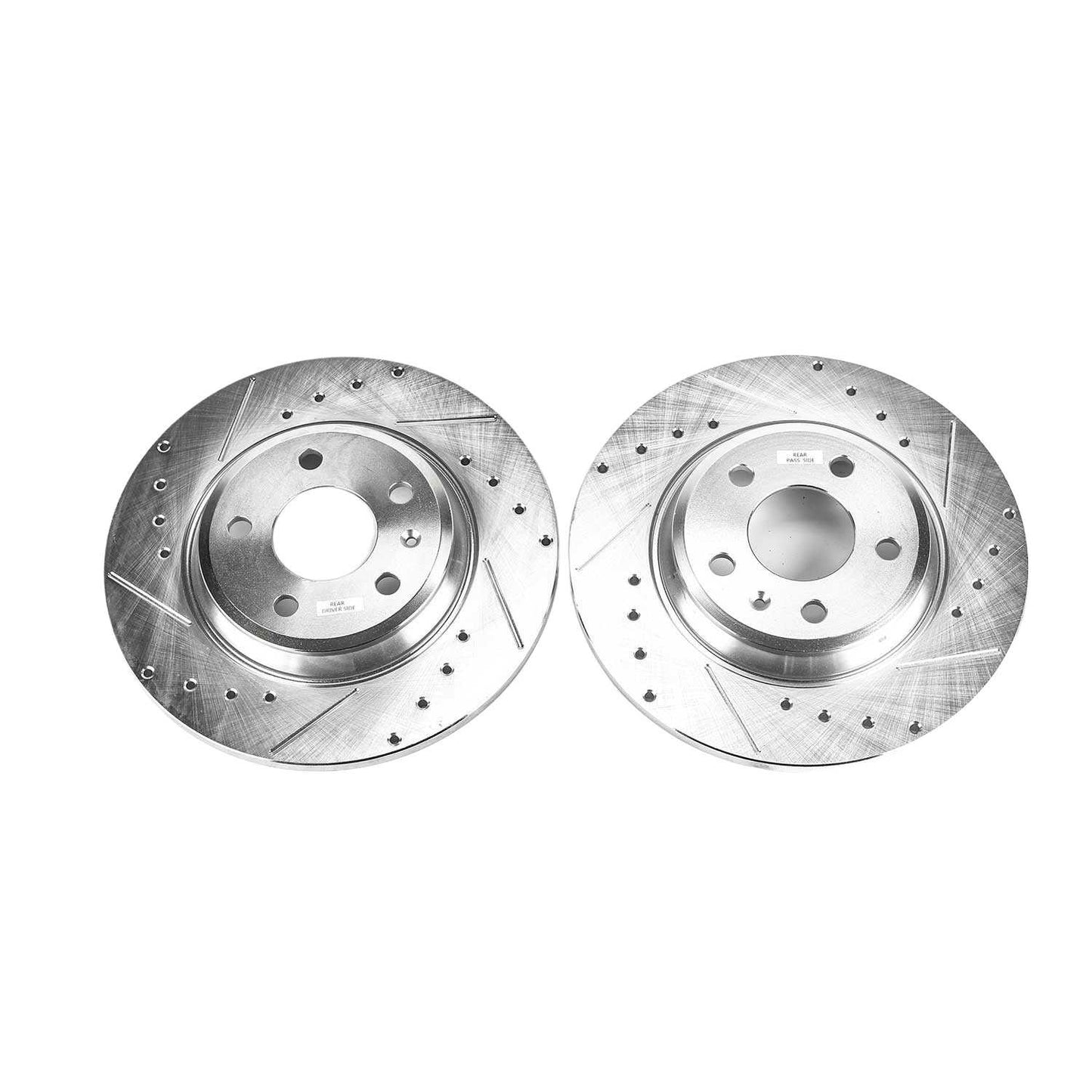PowerStop Power Stop 09-19 Audi A4 Rear Evolution Drilled & Slotted Rotors - Pair EBR1007XPR