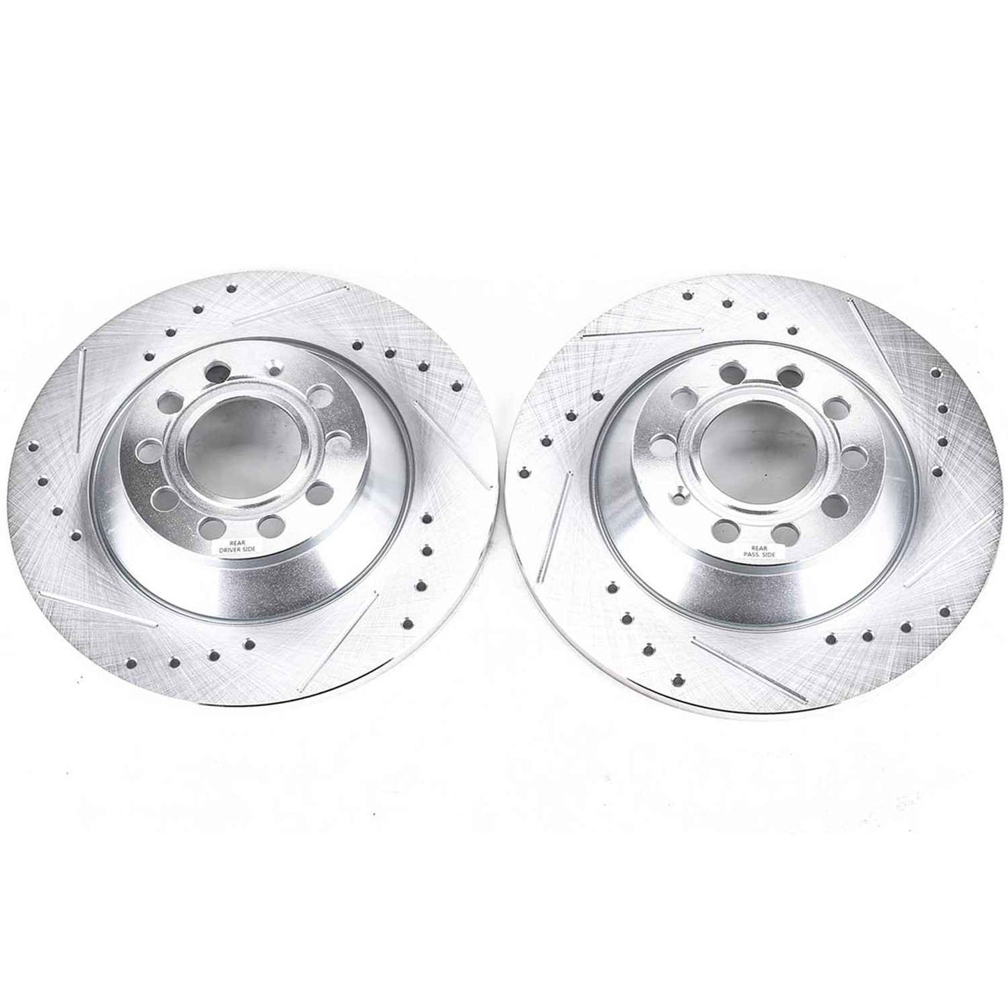 PowerStop Power Stop 05-11 Audi A6 Rear Evolution Drilled & Slotted Rotors - Pair EBR1008XPR