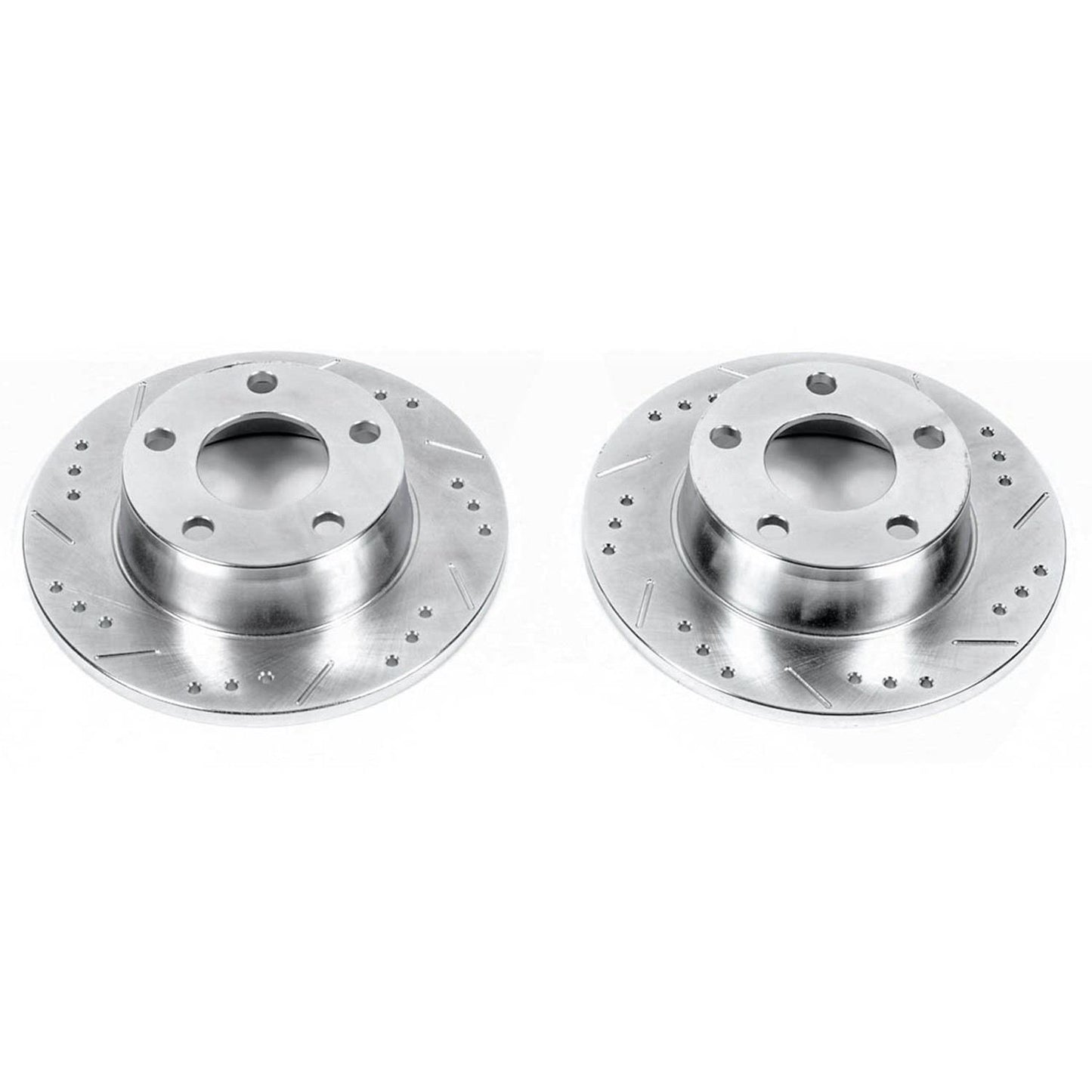PowerStop Power Stop 99-04 Audi A6 Quattro Rear Evolution Drilled & Slotted Rotors - Pair EBR1009XPR