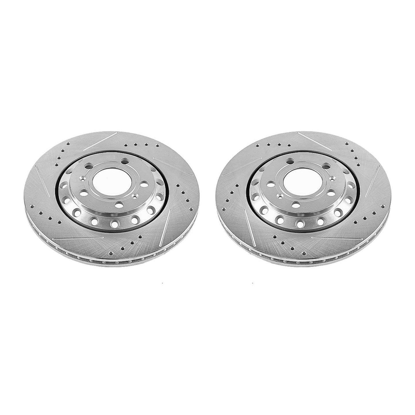 PowerStop Power Stop 03-10 Audi A8 Quattro Rear Evolution Drilled & Slotted Rotors - Pair EBR1010XPR