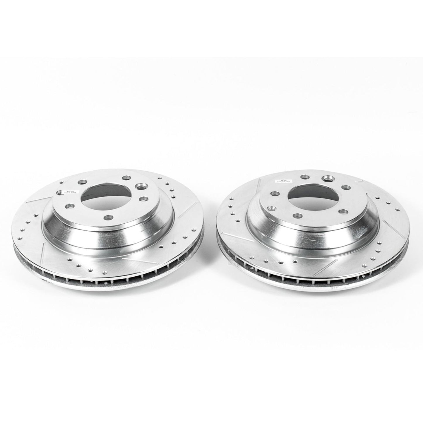 PowerStop Power Stop 07-15 Audi Q7 Rear Evolution Drilled & Slotted Rotors - Pair EBR1013XPR