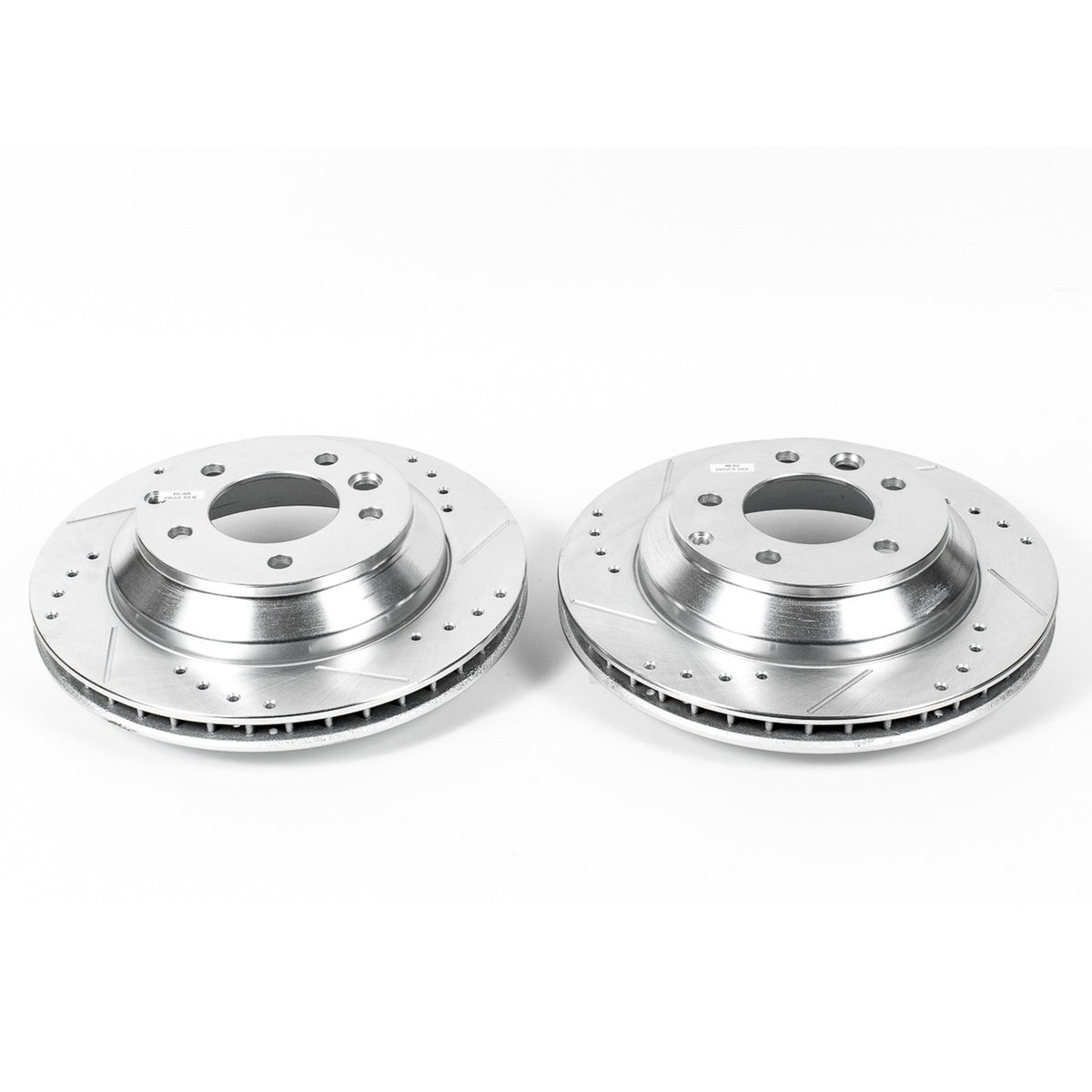 PowerStop Power Stop 07-15 Audi Q7 Rear Evolution Drilled & Slotted Rotors - Pair EBR1013XPR