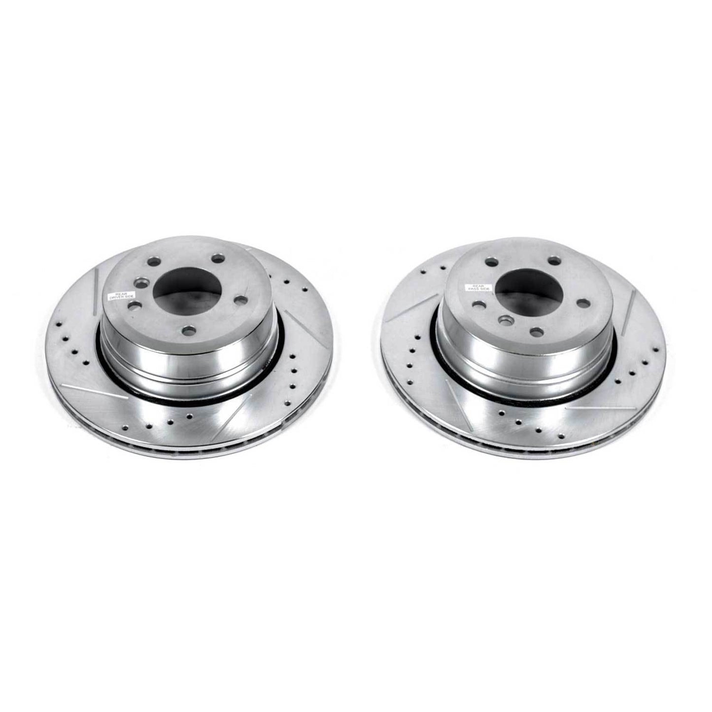 PowerStop Power Stop 06-07 BMW 525xi Rear Evolution Drilled & Slotted Rotors - Pair EBR1022XPR