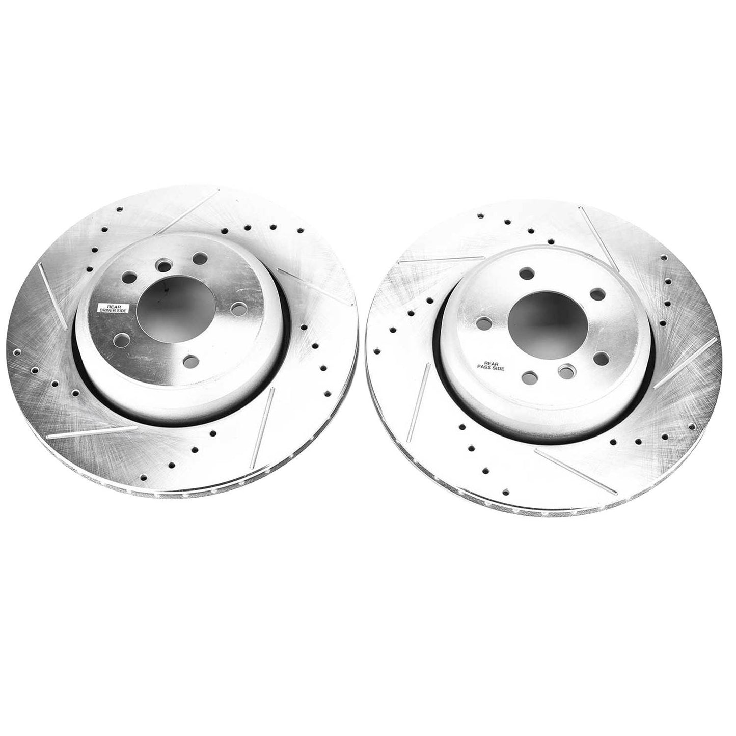 PowerStop Power Stop 08-10 BMW 535i Rear Evolution Drilled & Slotted Rotors - Pair EBR1023XPR
