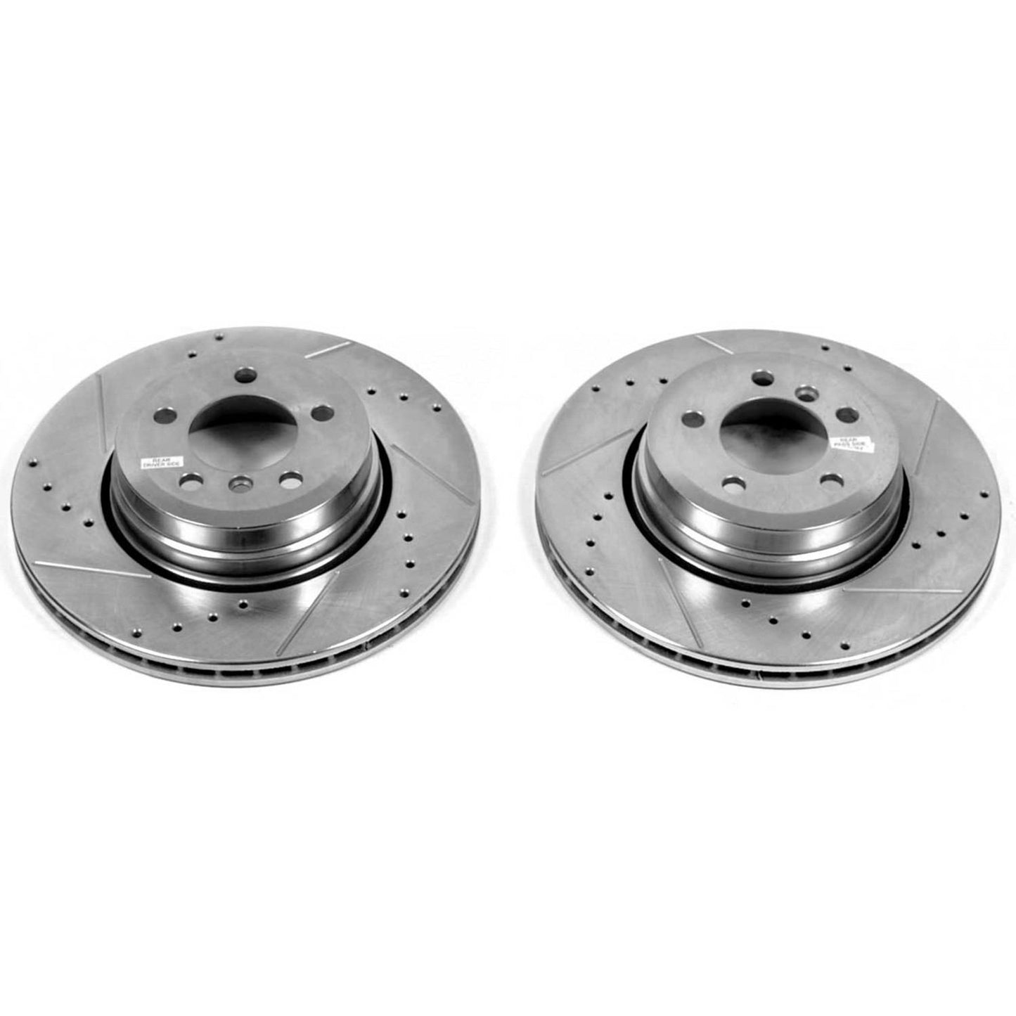 PowerStop Power Stop 06-08 BMW 750i Rear Evolution Drilled & Slotted Rotors - Pair EBR1024XPR