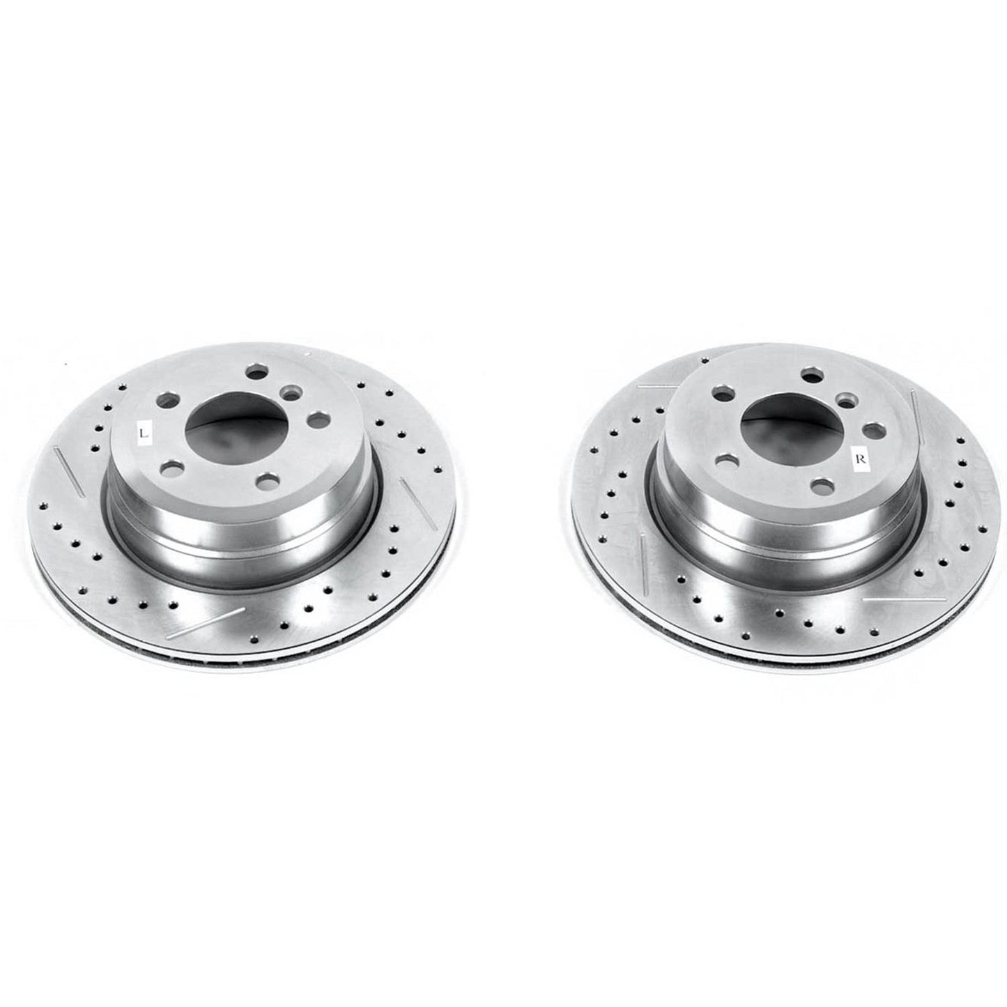 PowerStop Power Stop 07-18 BMW X5 Rear Evolution Drilled & Slotted Rotors - Pair EBR1031XPR