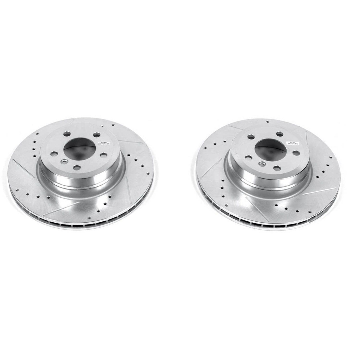 PowerStop Power Stop 07-18 BMW X5 Rear Evolution Drilled & Slotted Rotors - Pair EBR1032XPR