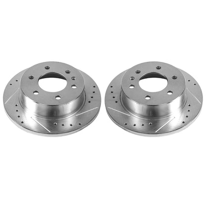 PowerStop Power Stop 07-09 Dodge Sprinter 2500 Rear Evolution Drilled & Slotted Rotors - Pair EBR1038XPR