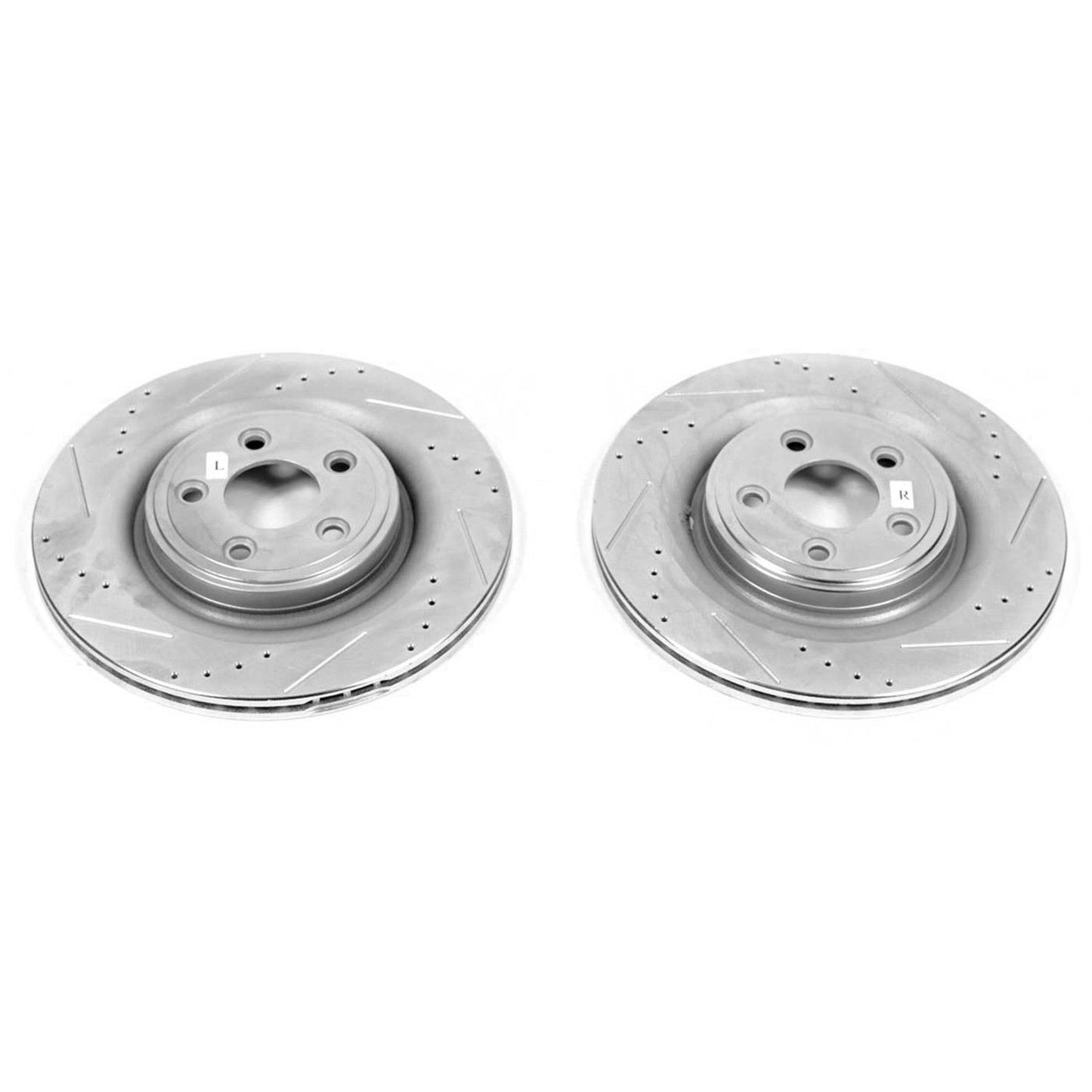 PowerStop Power Stop 06-08 Jaguar S-Type Rear Evolution Drilled & Slotted Rotors - Pair EBR1042XPR