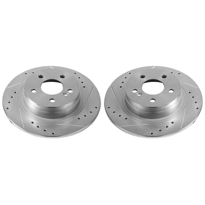 PowerStop Power Stop 12-16 Mercedes-Benz C250 Rear Evolution Drilled & Slotted Rotors - Pair EBR1047XPR