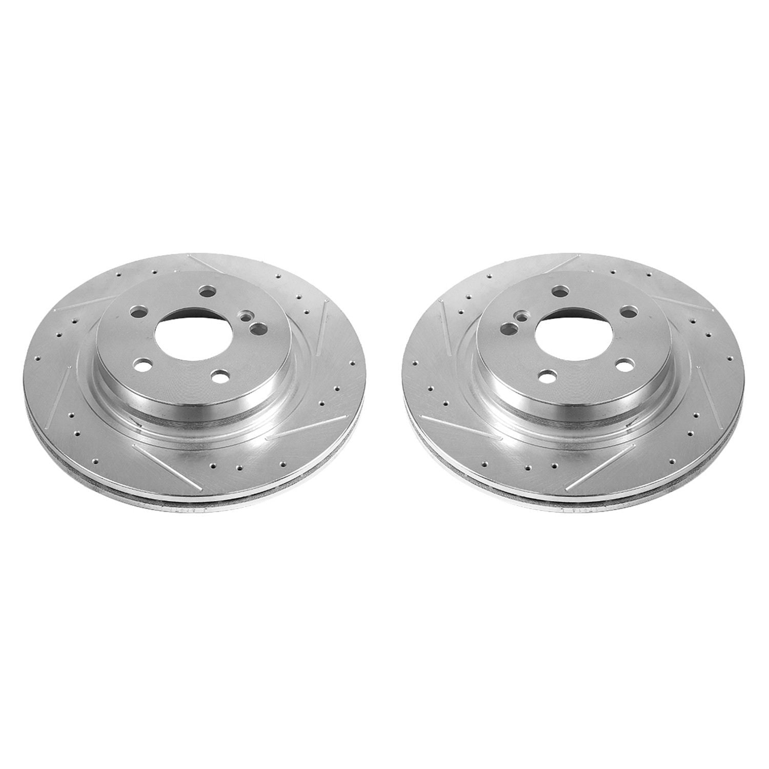 PowerStop Power Stop 12-16 Mercedes-Benz C250 Rear Evolution Drilled & Slotted Rotors - Pair EBR1048XPR