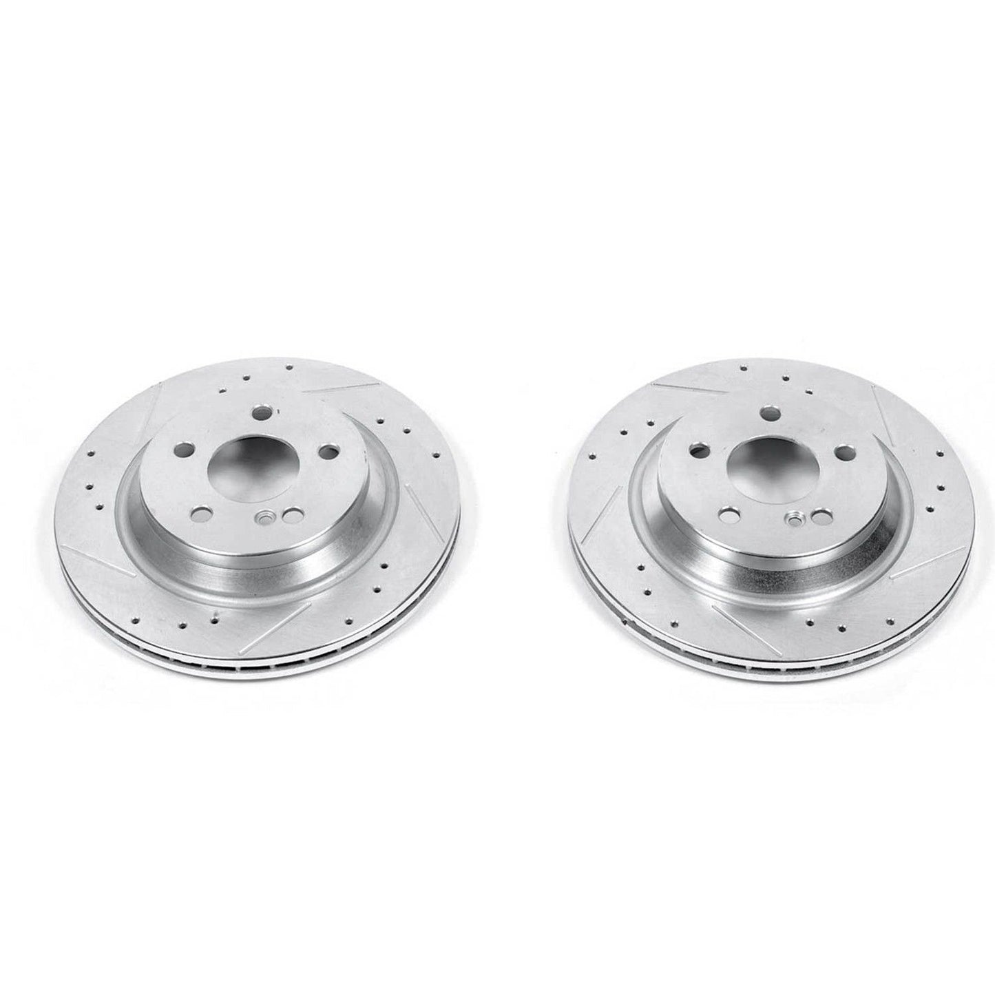 PowerStop Power Stop 99-03 Mercedes-Benz CL500 Rear Evolution Drilled & Slotted Rotors - Pair EBR1051XPR
