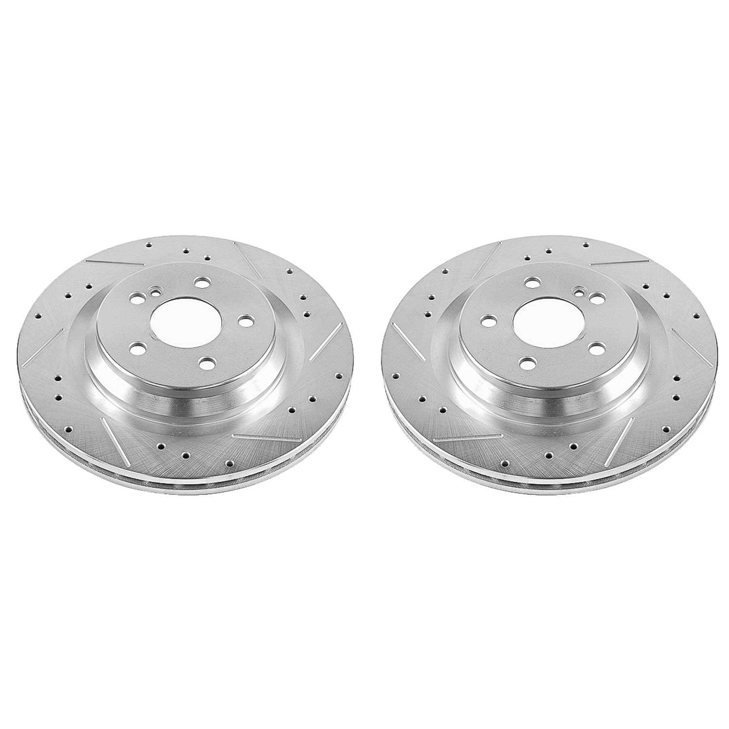 PowerStop Power Stop 09-14 Mercedes-Benz CL550 Rear Evolution Drilled & Slotted Rotors - Pair EBR1052XPR