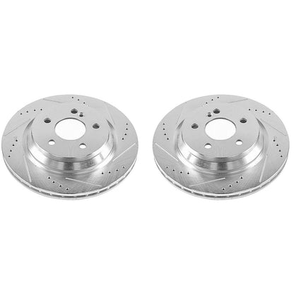 PowerStop Power Stop 12-13 Mercedes-Benz S350 Rear Evolution Drilled & Slotted Rotors - Pair EBR1053XPR