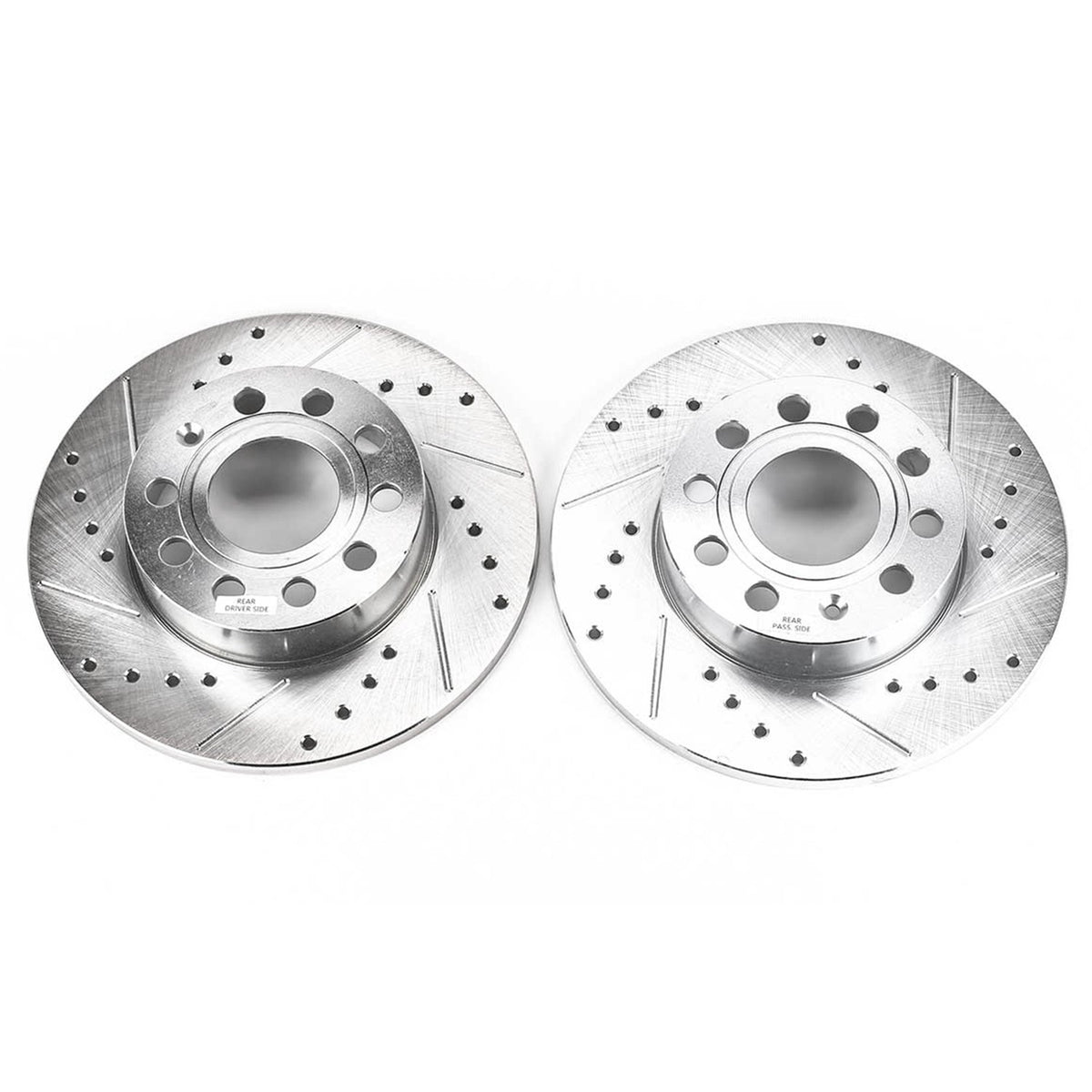 PowerStop Power Stop 2008 Audi A3 Rear Evolution Drilled & Slotted Rotors - Pair EBR1069XPR
