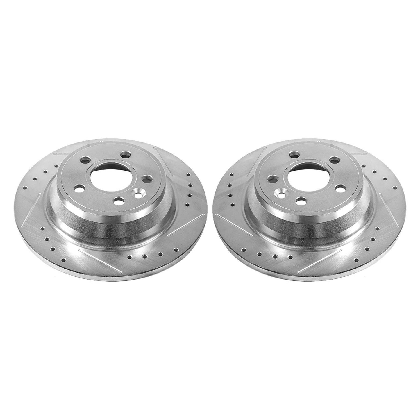PowerStop Power Stop 07-11 Volvo S80 Rear Evolution Drilled & Slotted Rotors - Pair EBR1074XPR