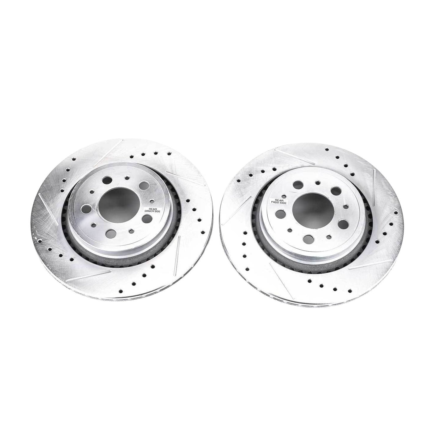 PowerStop Power Stop 03-14 Volvo XC90 Rear Evolution Drilled & Slotted Rotors - Pair EBR1077XPR