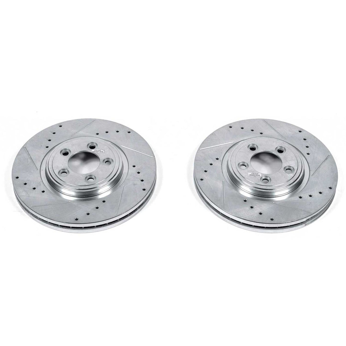 PowerStop Power Stop 06-08 Jaguar S-Type Front Evolution Drilled & Slotted Rotors - Pair EBR1082XPR