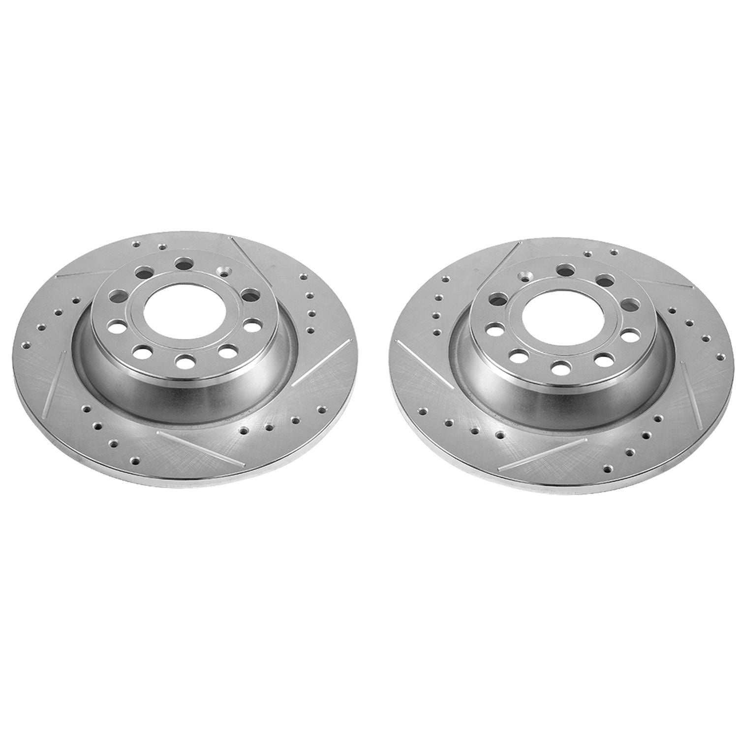 PowerStop Power Stop 2015 Audi Q3 Rear Evolution Drilled & Slotted Rotors - Pair EBR1202XPR