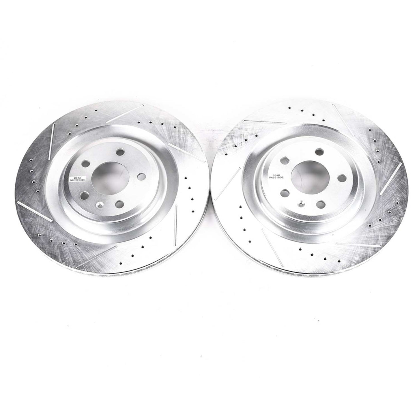 PowerStop Power Stop 16-18 Audi A7 Quattro Rear Evolution Drilled & Slotted Rotors - Pair EBR1205XPR