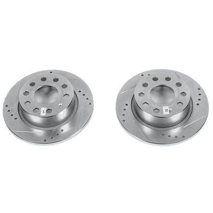 PowerStop Power Stop 2016 Volkswagen Eos Front or Rear Evolution Drilled & Slotted Rotors - Pair EBR1207XPR