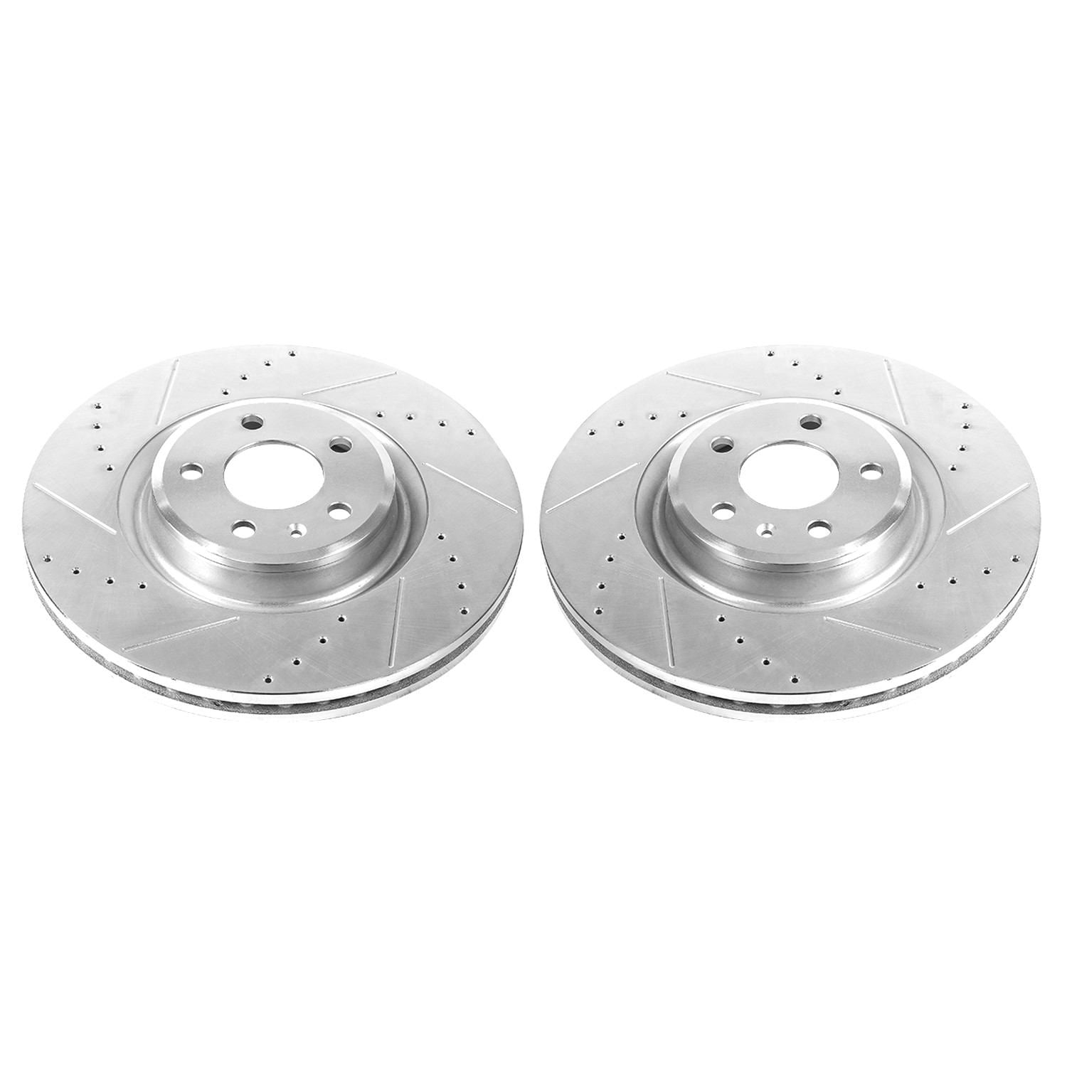 PowerStop Power Stop 14-18 Audi A6 Front Evolution Drilled & Slotted Rotors - Pair EBR1210XPR