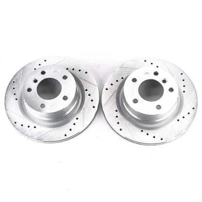 PowerStop Power Stop 08-13 BMW 128i Rear Evolution Drilled & Slotted Rotors - Pair EBR1216XPR