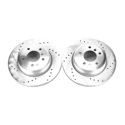 PowerStop Power Stop 08-13 BMW 135i Rear Evolution Drilled & Slotted Rotors - Pair EBR1217XPR